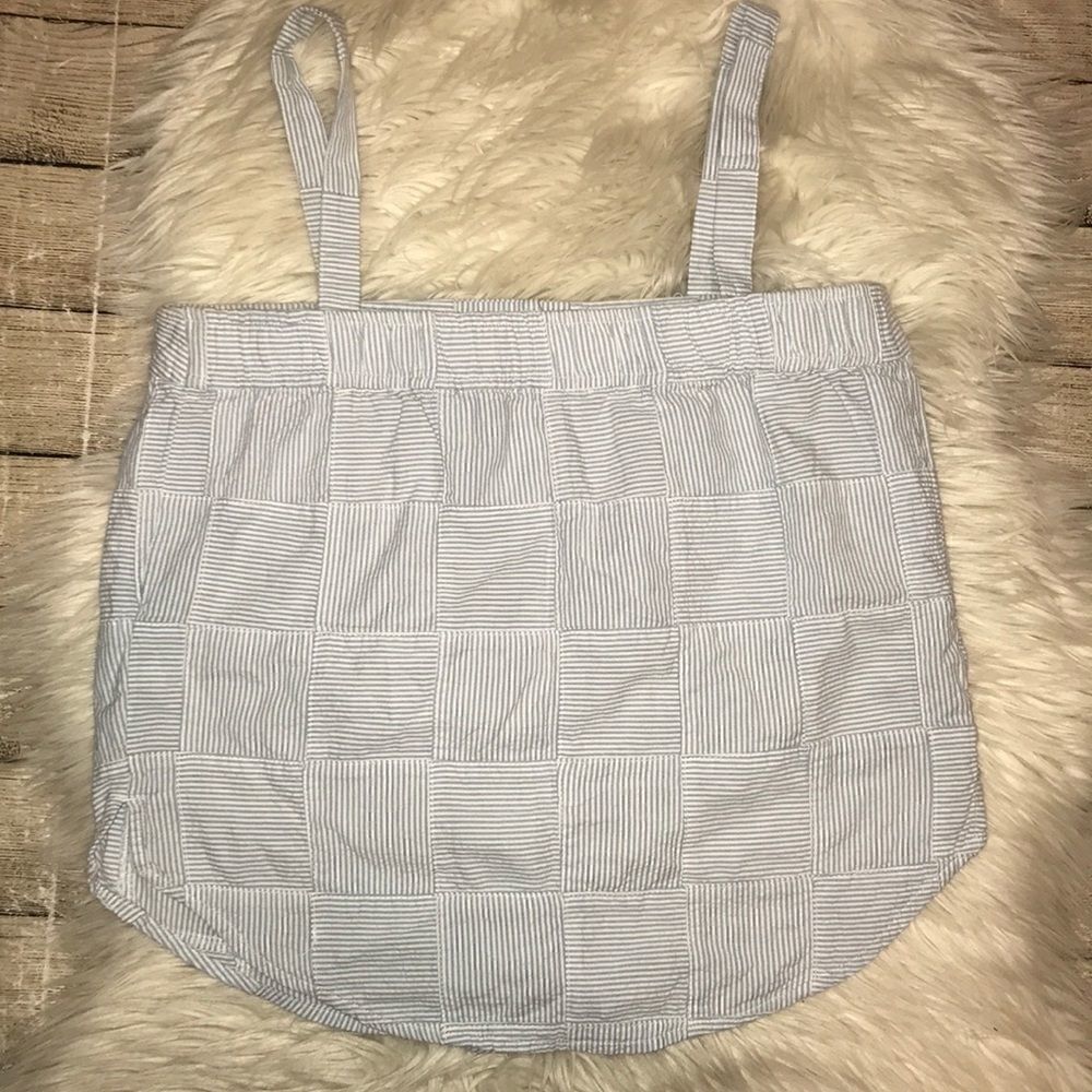 Vineyard Vines Yarn Dye Patchwork Button Tie Top - Picture 2 of 5